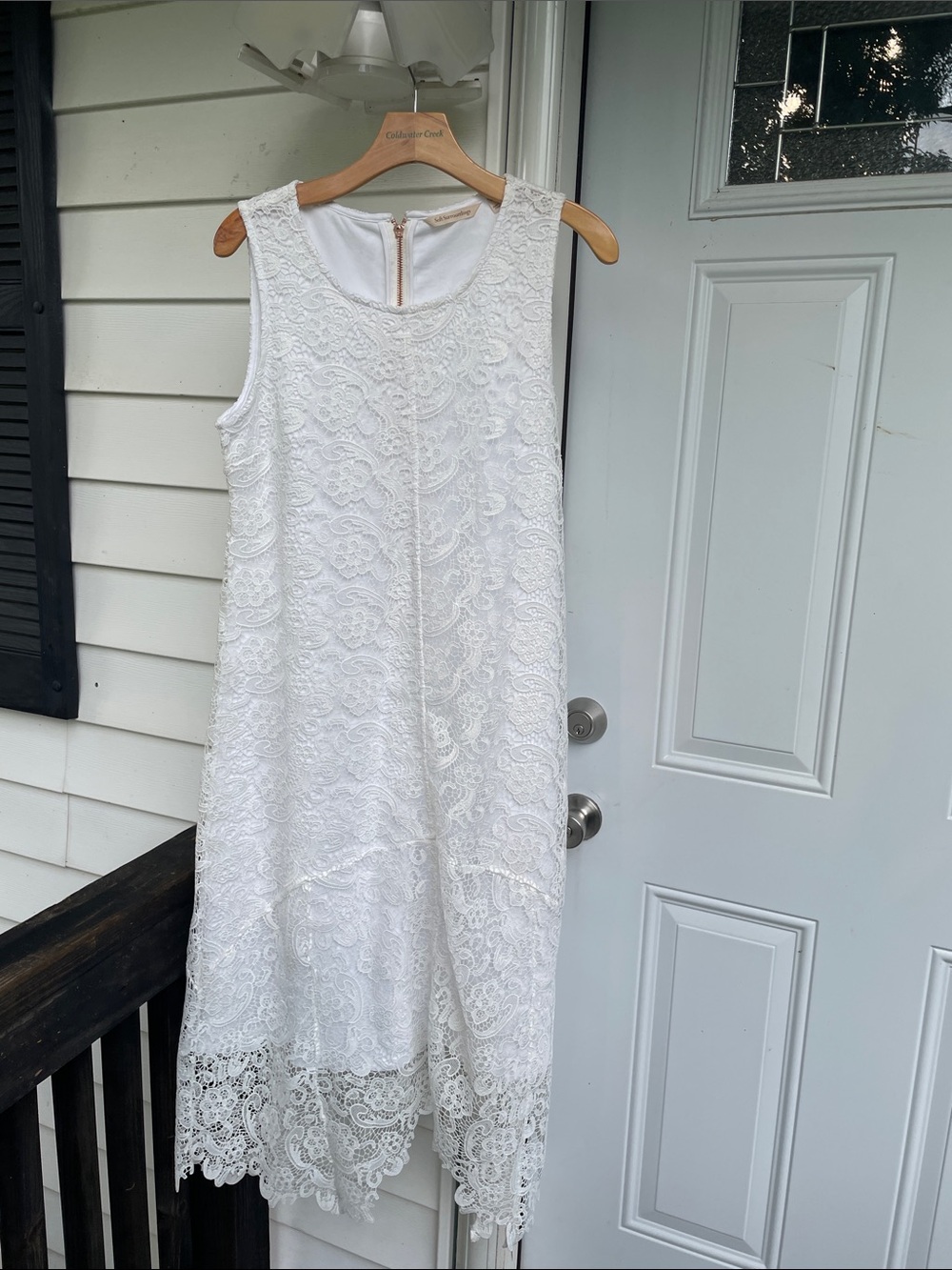 Soft Sureoundings White Lace Dress